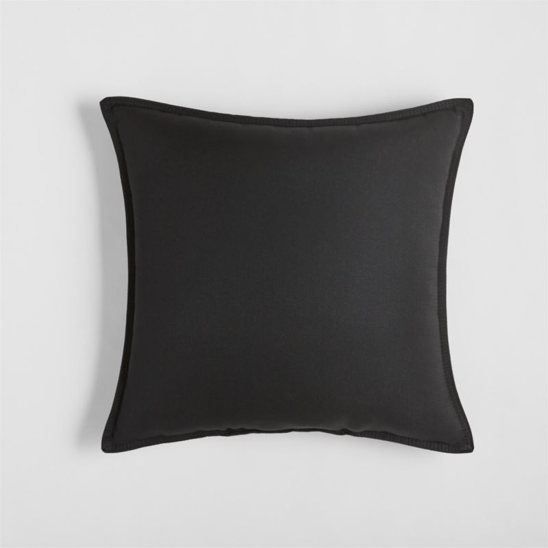 Sunbrella ® Black 20"x20" Outdoor Pillow