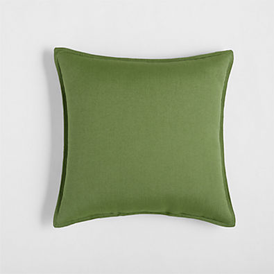 View Sunbrella ® Spectrum Cilantro Green 20"x20" Outdoor Pillow details