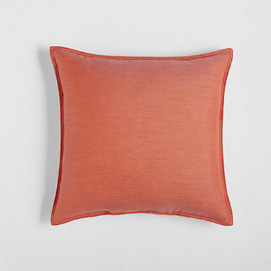 View Sunbrella ® Coral 20"x20" Outdoor Pillow details