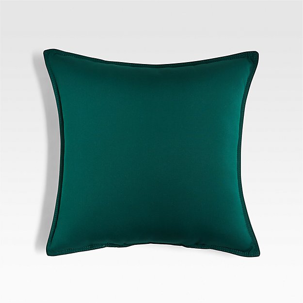 Green Outdoor Summer Pillow With Insert, Porch Decor, Outdoor