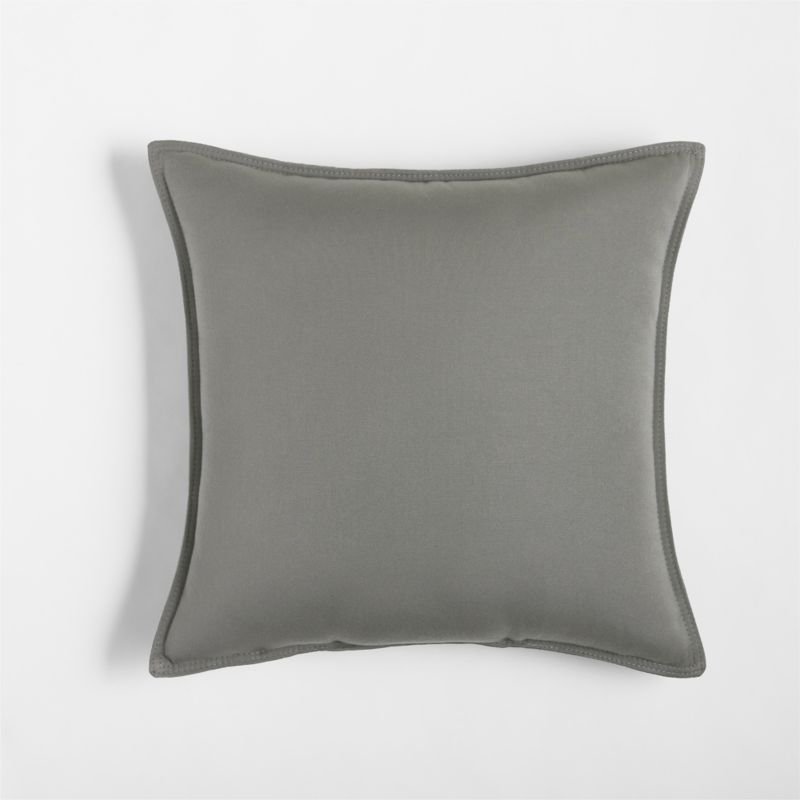 Sunbrella ® Graphite 20"x20" Outdoor Pillow