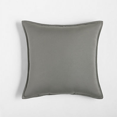 View Sunbrella ® Graphite 20"x20" Outdoor Pillow details