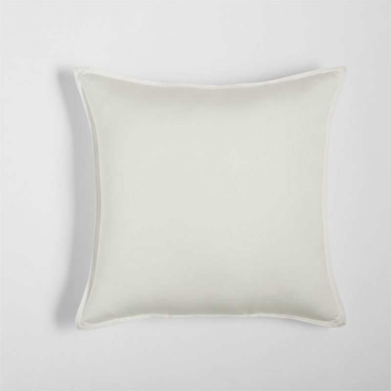 White 2025 outdoor pillow