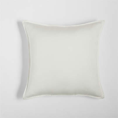 Sunbrella ® White Sand 20"x20" Outdoor Pillow