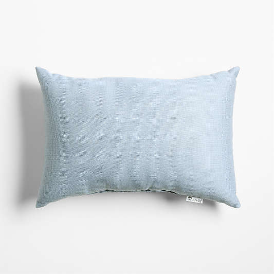 Sunbrella ® Canvas 20"x13" Bunbury Blue Outdoor Throw Pillow