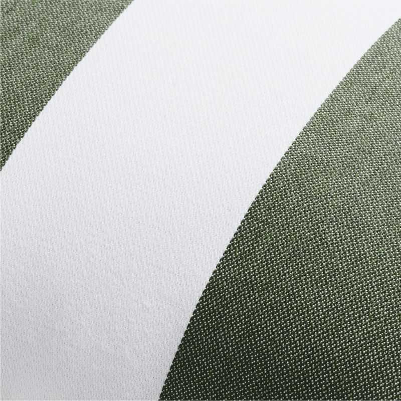 Sunbrella ® 20"x13" Cabana Fern Green Stripe Outdoor Throw Pillow - image 1 of 6