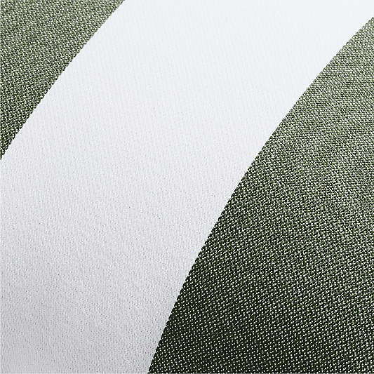 Sunbrella ® 20"x13" Cabana Fern Green Stripe Outdoor Throw Pillow
