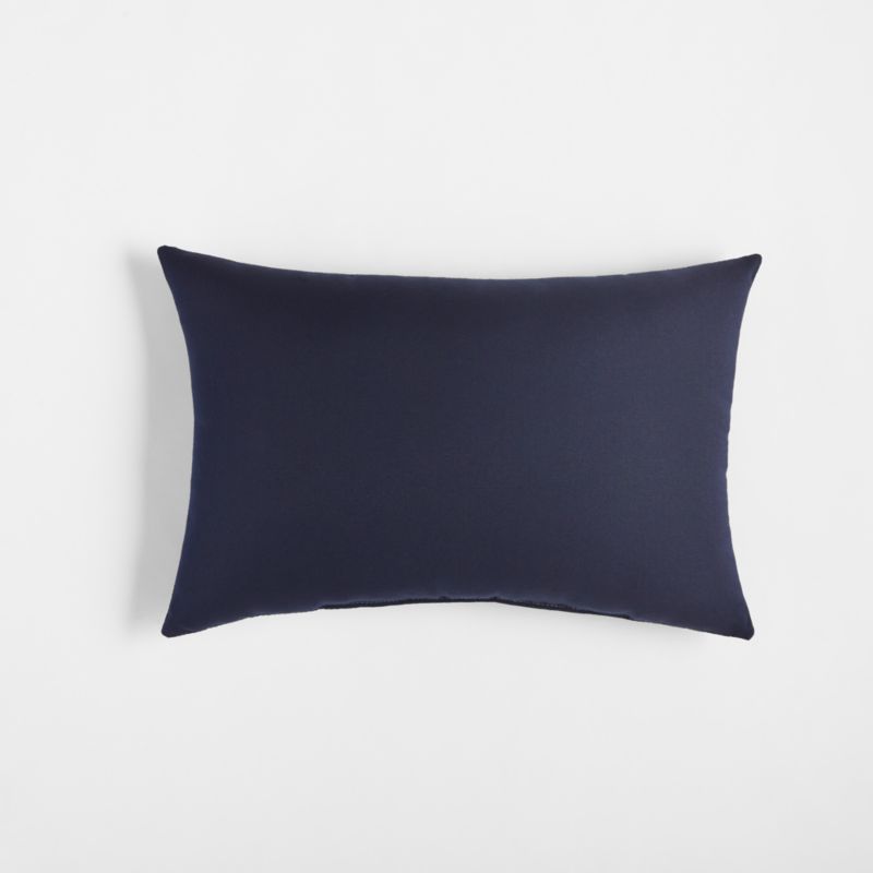 Navy lumbar pillow sale