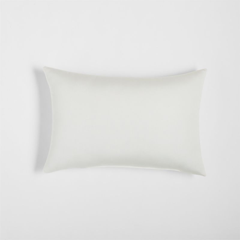 Sunbrella ® 20"x13" White Sand Outdoor Lumbar Pillow