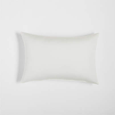 Sunbrella ® 20"x13" White Sand Outdoor Lumbar Pillow