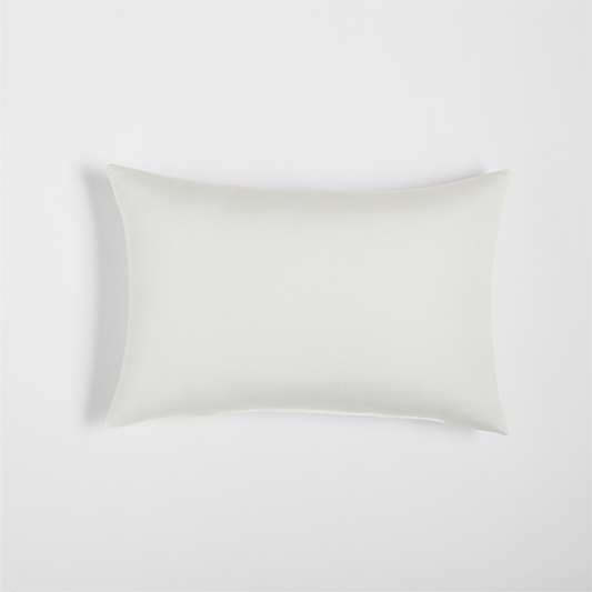 Sunbrella ® 20"x13" White Sand Outdoor Lumbar Pillow