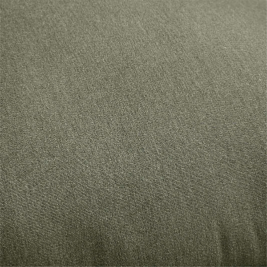 Sunbrella ® Canvas 20"x20" Fern Green Outdoor Throw Pillow