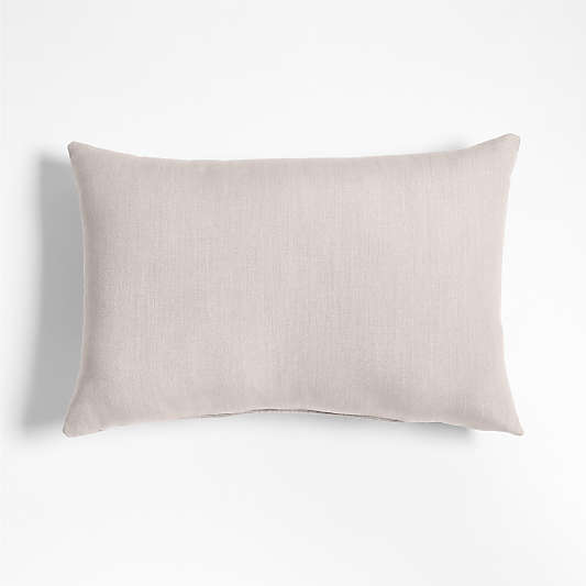 Sunbrella ® Canvas 20"x13" Flax Taupe Outdoor Throw Pillow