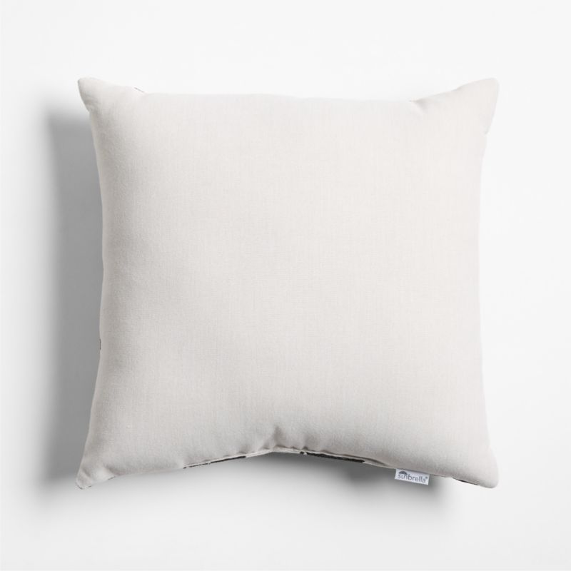 Sunbrella ® Jarah Geo 20"x20" Ink Black Indoor/Outdoor Throw Pillow - image 1 of 4