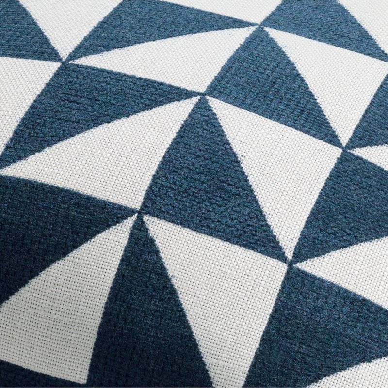 Sunbrella ® Jarah Geo 20"x20" Deep Indigo Indoor/Outdoor Throw Pillow - image 2 of 4