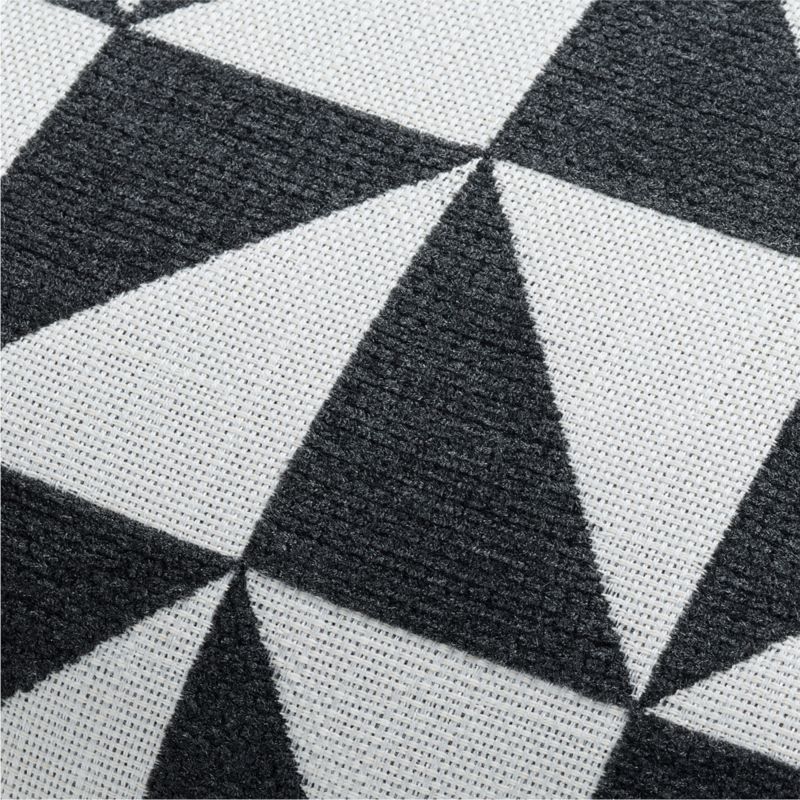 Sunbrella ® Jarah Geo 22"x15" Ink Black Indoor/Outdoor Throw Pillow - image 2 of 5