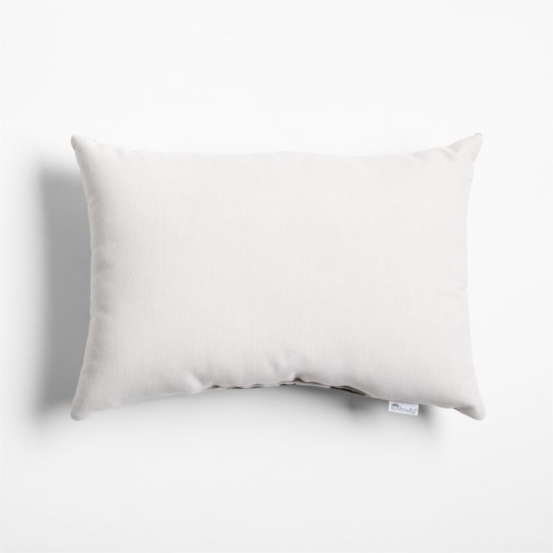 Sunbrella ® Jarah Geo 22"x15" Ink Black Indoor/Outdoor Throw Pillow - image 1 of 5