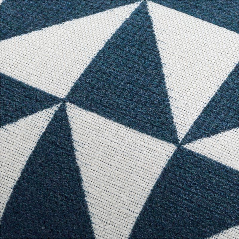 Sunbrella ® Jarah Geo 22"x15" Deep Indigo Indoor/Outdoor Throw Pillow - image 2 of 4