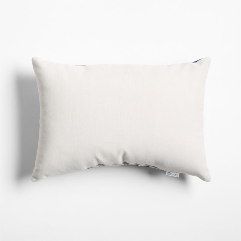 Sunbrella ® Jarah Geo 22"x15" Deep Indigo Indoor/Outdoor Throw Pillow - image 1 of 4