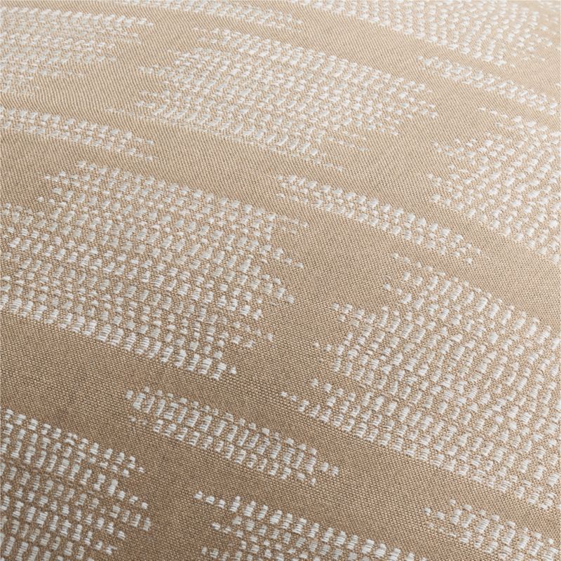 Sunbrella ® Woven Ikat 23"x23" Sierra Tan Outdoor Throw Pillow - image 2 of 5