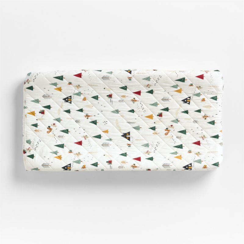 Supercozy Holiday Presents Organic Cotton Flannel Baby Changing Pad Cover - image 1 of 2