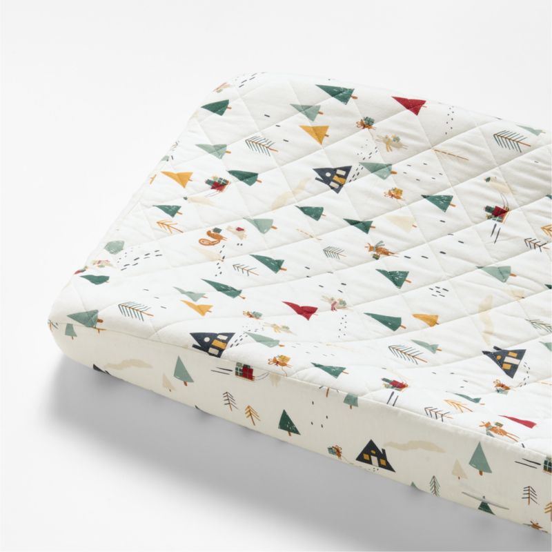 Supercozy Holiday Presents Organic Cotton Flannel Baby Changing Pad Cover - image 0 of 2