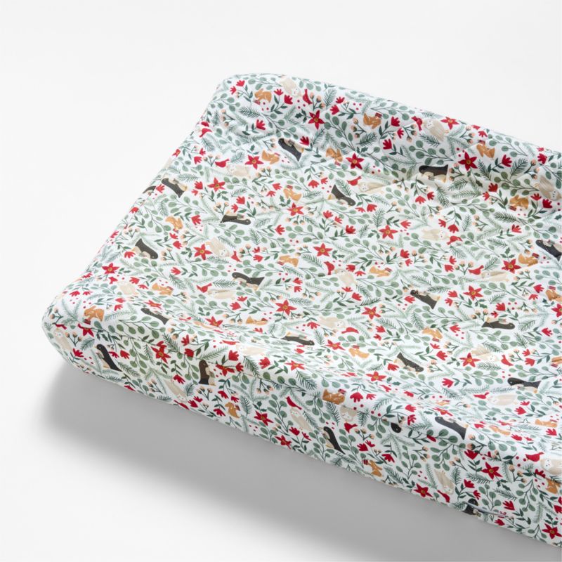 Supercozy Winter Wonderland Organic Cotton Flannel Baby Changing Pad Cover - image 0 of 2