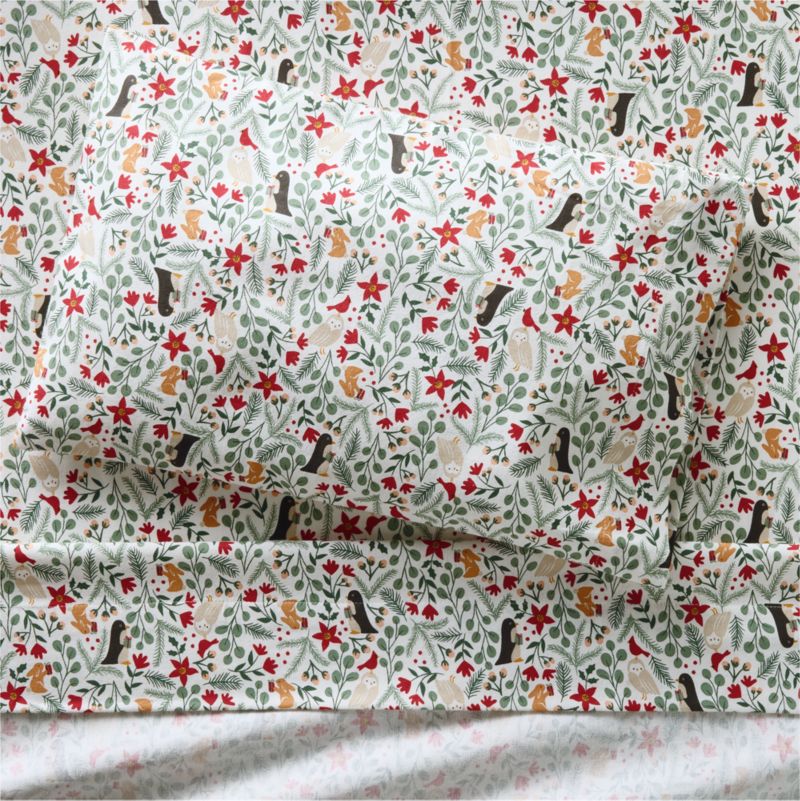 Supercozy Winter Wonderland Organic Cotton Flannel Toddler Sheet Set - image 0 of 5