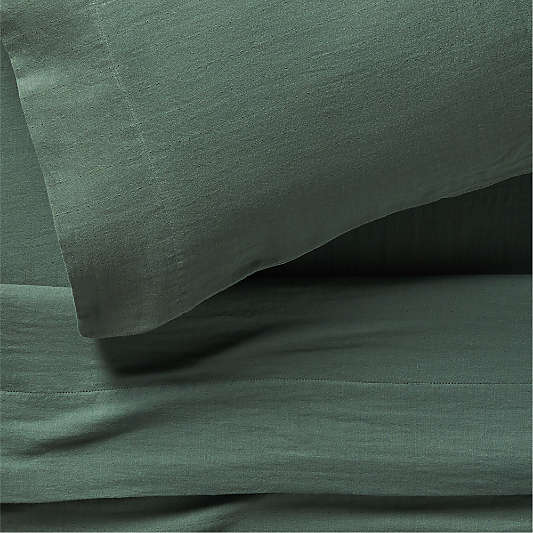 Supersoft Green 100% Organic Cotton Gauze Kids Twin Sheet Set