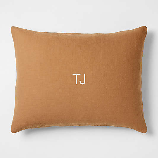 Supersoft Brulee Brown Organic Cotton Gauze Kids Pillow Sham