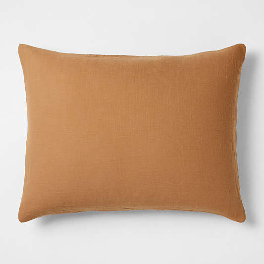 Supersoft Kids Brulee Brown Organic Cotton Gauze Pillow Sham