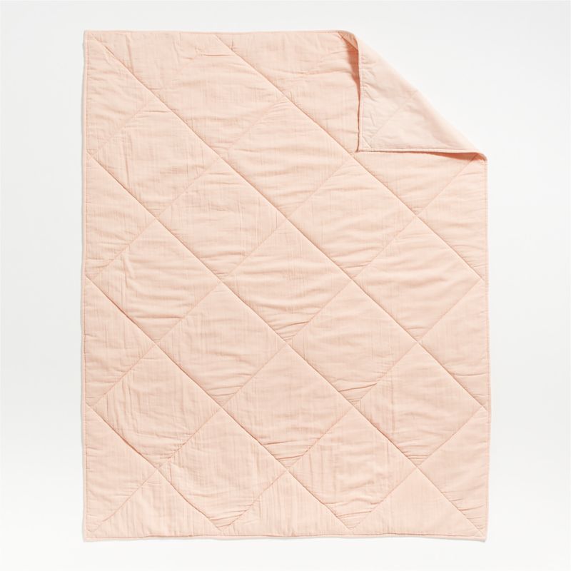 Supersoft Kids Elegant Pink Gauze Cotton Twin Quilt