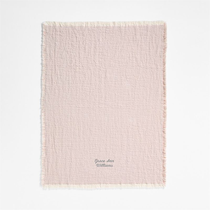 Supersoft Organic Cotton Gauze Classic Mauve Pink Baby Stroller Blanket - image 1 of 6