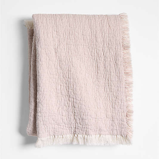 Supersoft Organic Cotton Gauze Classic Violet Rose Baby Stroller Blanket