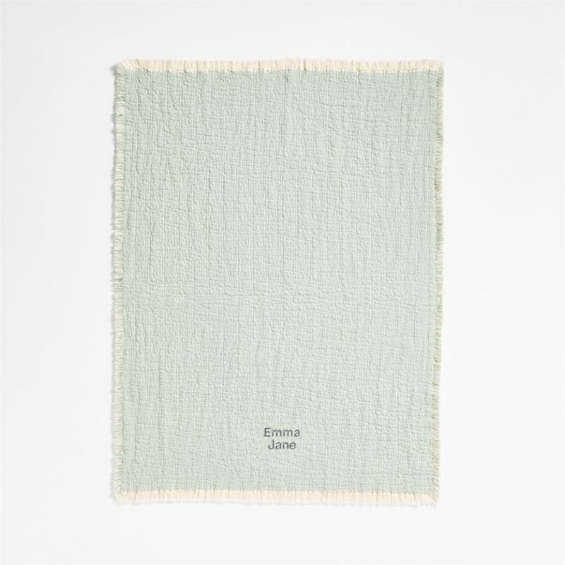 Supersoft Organic Cotton Gauze Verte Green Baby Stroller Blanket - image 3 of 8