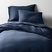 Supersoft Midnight Navy Blue Organic Gauze Kids Pillowcase