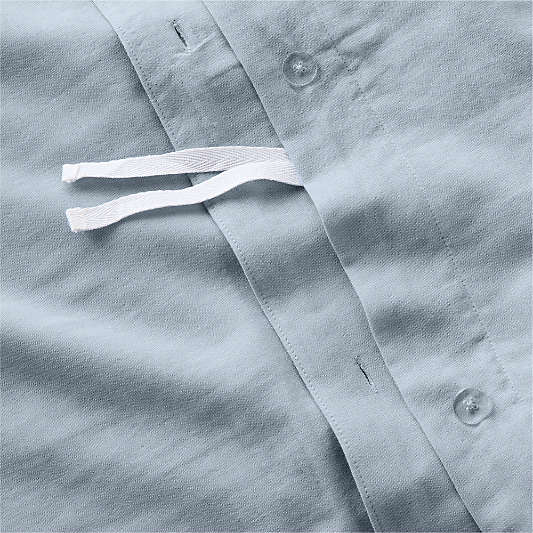 Supersoft Gauze Organic Cotton Sky Blue Twin XL Duvet Cover