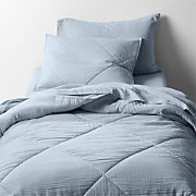 Supersoft Gauze Organic Cotton Sky Blue Twin XL Quilt