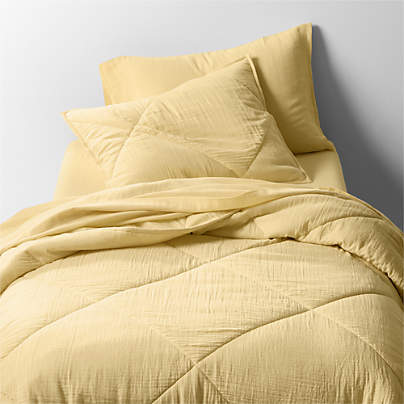 Supersoft Gauze Organic Cotton Lemon Sorbet Twin XL Quilt