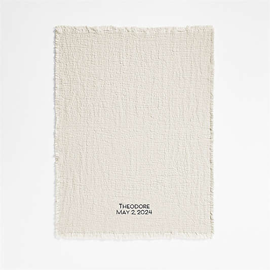 Supersoft Organic Cotton Gauze Stone Tan Baby Stroller Blanket