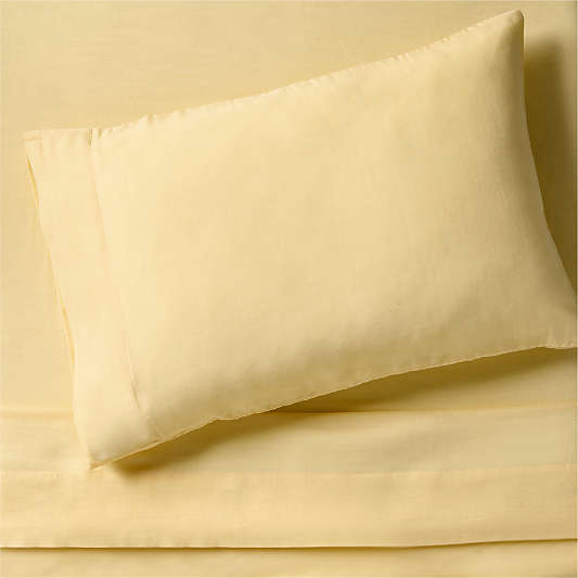 Supersoft Gauze Organic Cotton Lemon Sorbet Twin XL Sheet Set