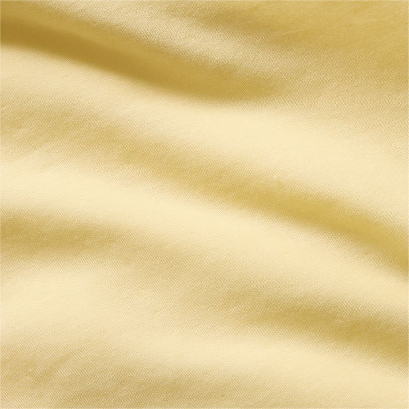 Supersoft Straw Yellow Organic Cotton Gauze Toddler Duvet Cover - image 3 of 7