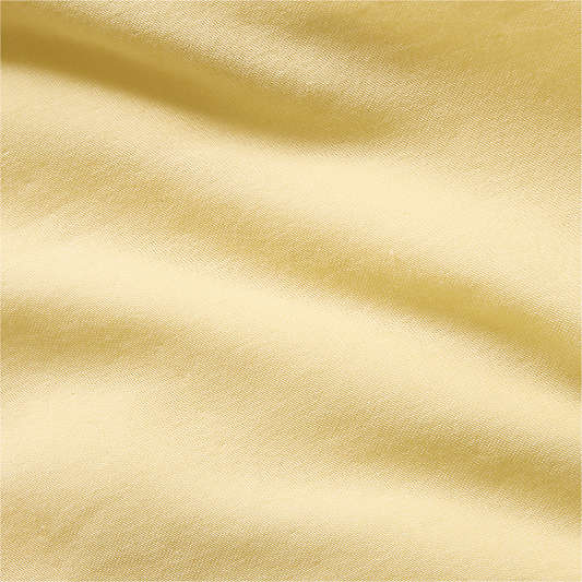 Supersoft Straw Yellow Organic Cotton Gauze Toddler Duvet Cover