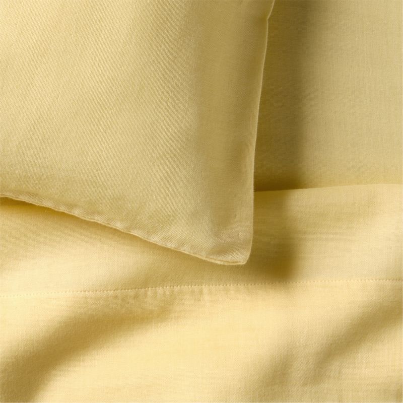 Supersoft Straw Yellow Organic Cotton Gauze Toddler Sheet Set - image 3 of 5