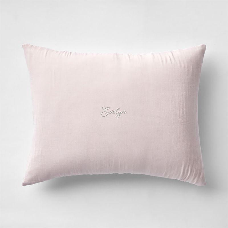 Supersoft Lilac Rose Organic Cotton Gauze Kids Pillow Sham - image 6 of 8