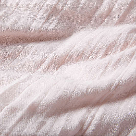 Supersoft Lilac Rose 100% Organic Cotton Gauze Kids Full/Queen Duvet Cover