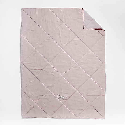 Supersoft Lilac Rose Cotton Gauze Kids Full/Queen Quilt