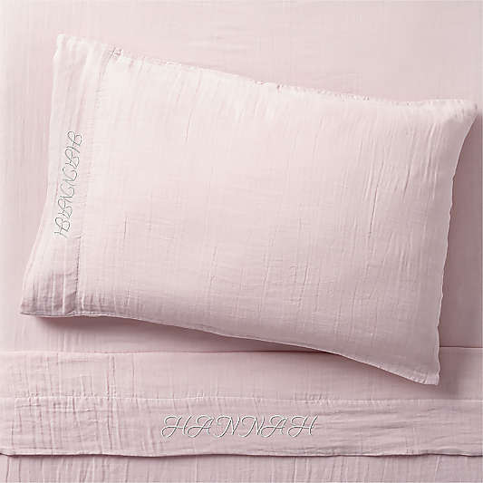 Supersoft Lilac Rose Organic Cotton Gauze Kids Twin Sheet Set