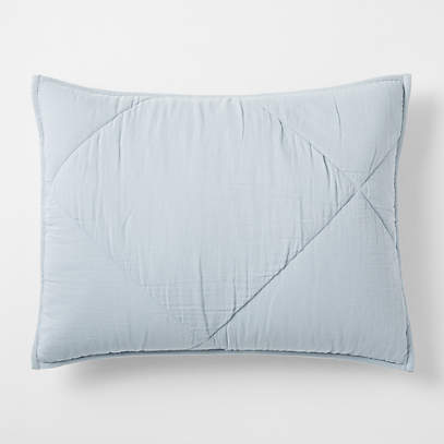 Light Gray Cushion Quilt Pillow + Comforter 2-in-1