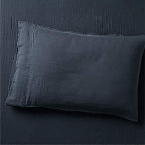 Supersoft Midnight Navy Blue Organic Cotton Gauze Kids Twin Sheet Set